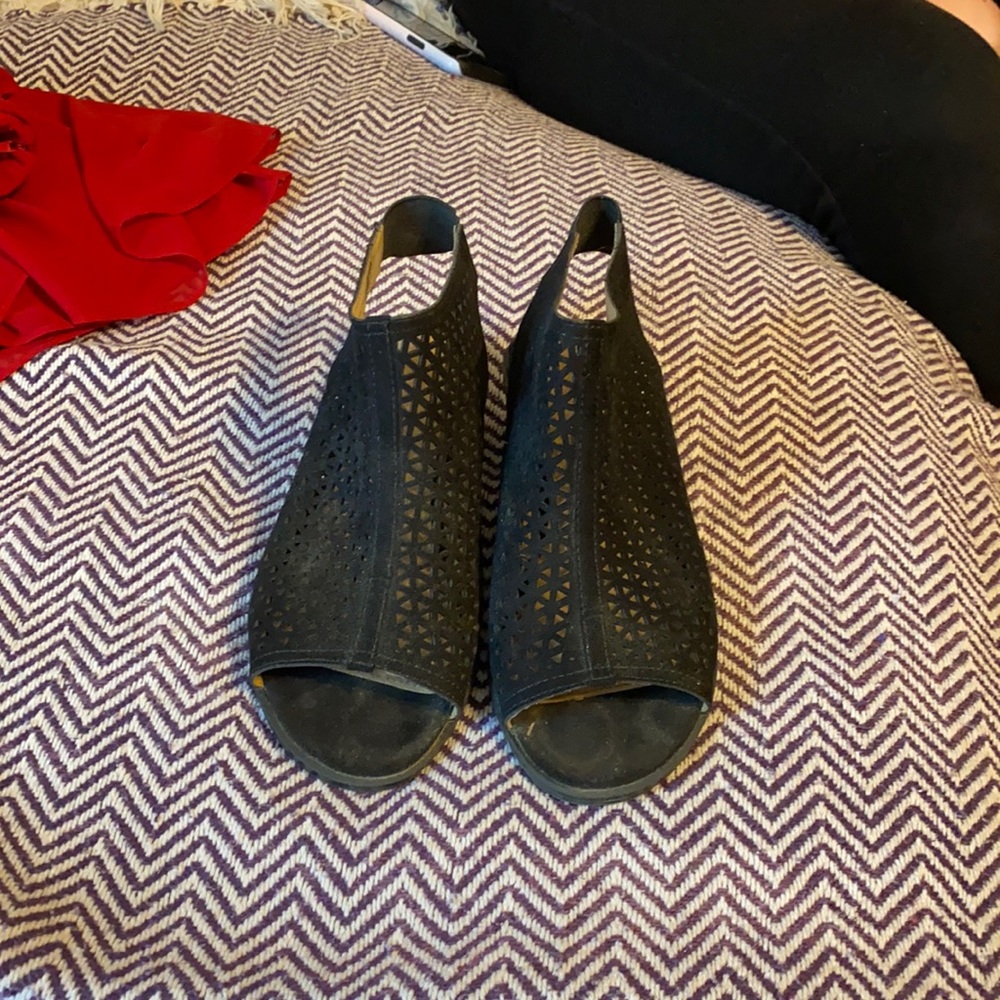 Black heels